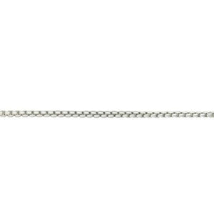 Silver, box belcher chain, 18"/45cm, gauge 2mm, 8.34g - Callibeau Jewellery