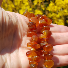 Load image into Gallery viewer, LIMITED EDITION: Rounded Carnelian Chip Necklace - 18&quot;/45cm - Callibeau Jewellery
