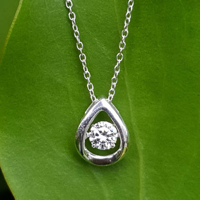 Silver necklace (18