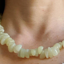 Load image into Gallery viewer, LIMITED EDITION: Chunky New Jade chip necklace, 18&quot;/45cm - Callibeau Jewellery
