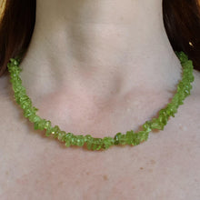 Load image into Gallery viewer, LIMITED EDITION: Peridot Chip Necklace - 18&quot;/45cm - Callibeau Jewellery
