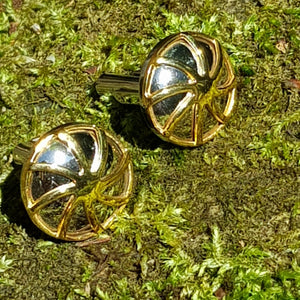 Inspirit stainless steel cufflinks - Callibeau Jewellery