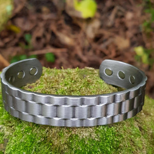 Watch strap design magnetic bracelet - Callibeau Jewellery