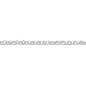 Silver, baby belcher chain, 18"/45cm, gauge 2.74mm, 7.42g - Callibeau Jewellery