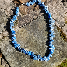 Load image into Gallery viewer, LIMITED EDITION: Chunky Lapis Lazuli chip necklace - 18&quot;/45cm - Callibeau Jewellery
