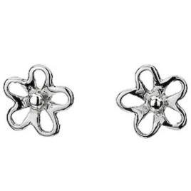 Silver daisy earrings - Callibeau Jewellery