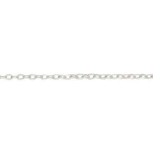 Silver, trace chain, 18"/45cm, gauge 1.27mm, 0.8g - Callibeau Jewellery