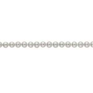Silver bead chain, 18"/45cm, gauge 2.35mm, 7.36g - Callibeau Jewellery