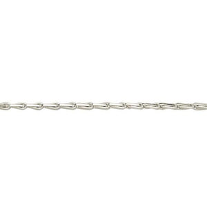 Silver, hayseed chain, 18"/45cm, gauge 1.56mm, 3.49g - Callibeau Jewellery