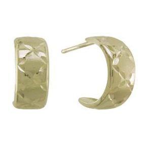 9ct yellow gold stud earrings - Callibeau Jewellery