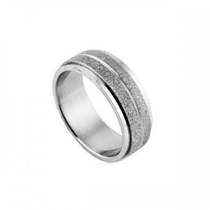 Inspirit stainless steel ring - Callibeau Jewellery