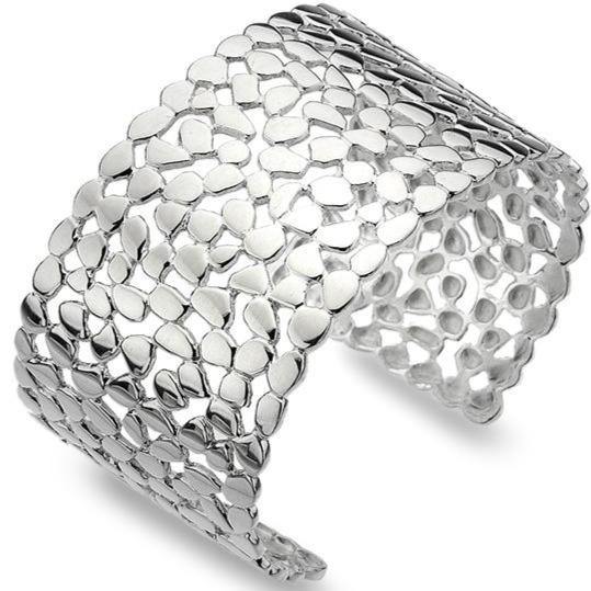 Silver designer bangle - Callibeau Jewellery