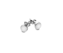 Load image into Gallery viewer, Silver, Heritage Collection, circle studs - Callibeau Jewellery
