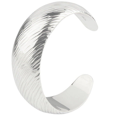 Silver torque bangle - 35.62g - Callibeau Jewellery