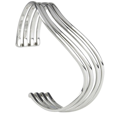 Silver torque bangle - 24.2g - Callibeau Jewellery