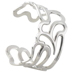 Silver torque bangle - Callibeau Jewellery