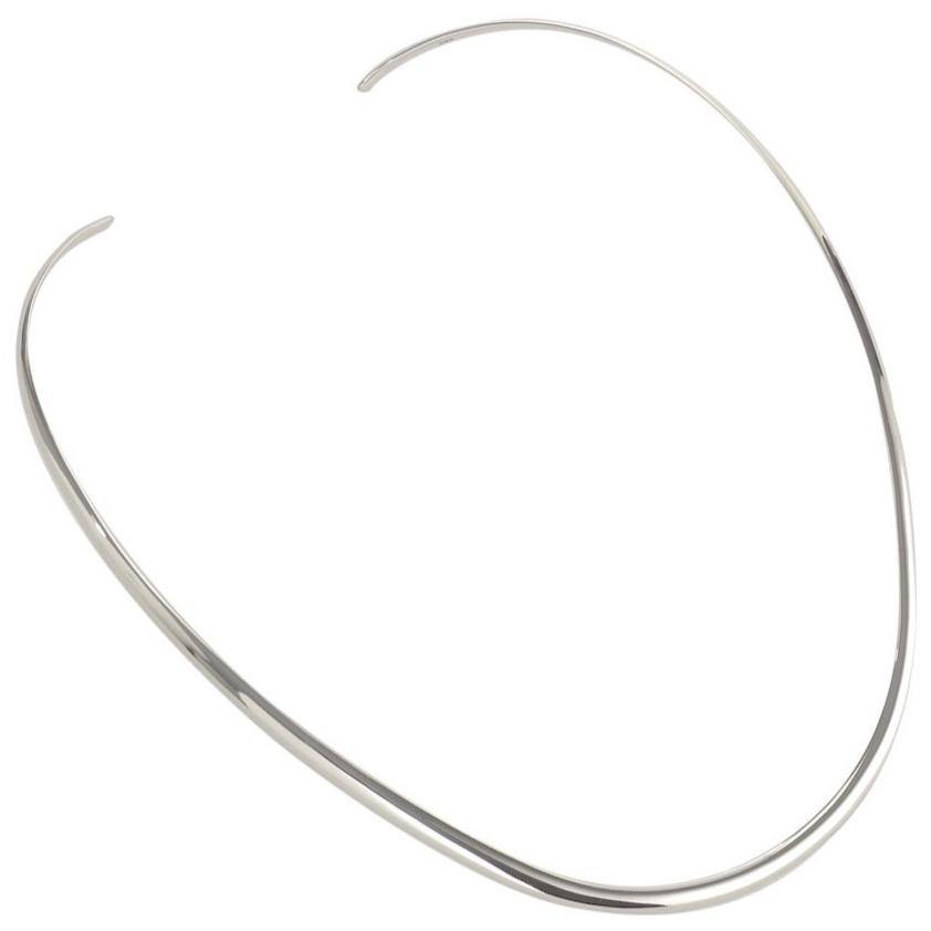 Silver torque necklet, 18