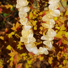 Load image into Gallery viewer, LIMITED EDITION: Rounded Citrine Chip Necklace 18&quot;/45cm - Callibeau Jewellery
