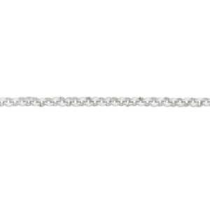 Silver, baby belcher light, 18"/45cm, gauge 2.25mm, 5.23g - Callibeau Jewellery