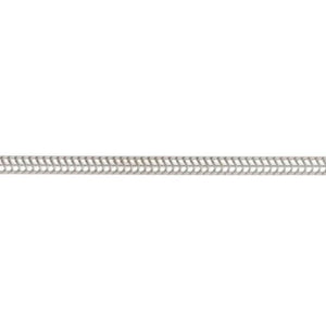 Silver, snake chain, 18"/45cm, gauge 2.39mm, 8.75g - Callibeau Jewellery