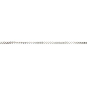 Silver, Venetian chain, 18"/45cm, gauge 1.05mm, 3.09g - Callibeau Jewellery