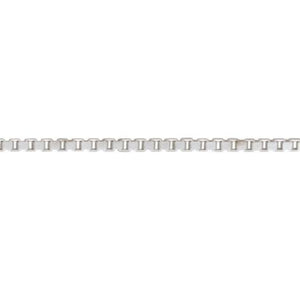 Silver, Venetian chain, 18"/45cm, gauge 1.48mm, 5.83g - Callibeau Jewellery