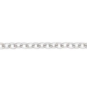 Silver, trace chain, 18"/45cm, gauge 2.75mm, 5.44g - Callibeau Jewellery