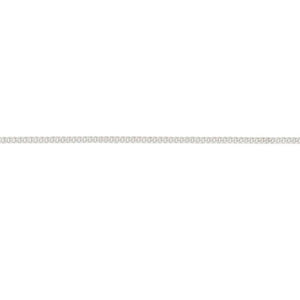 Silver, curb chain, 18"/45cm, gauge 1.59mm, 3.31g - Callibeau Jewellery