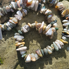 Load image into Gallery viewer, LIMITED EDITION: Chunky Ocean Jasper chip necklace - 18&quot;/45cm - 75g - Callibeau Jewellery
